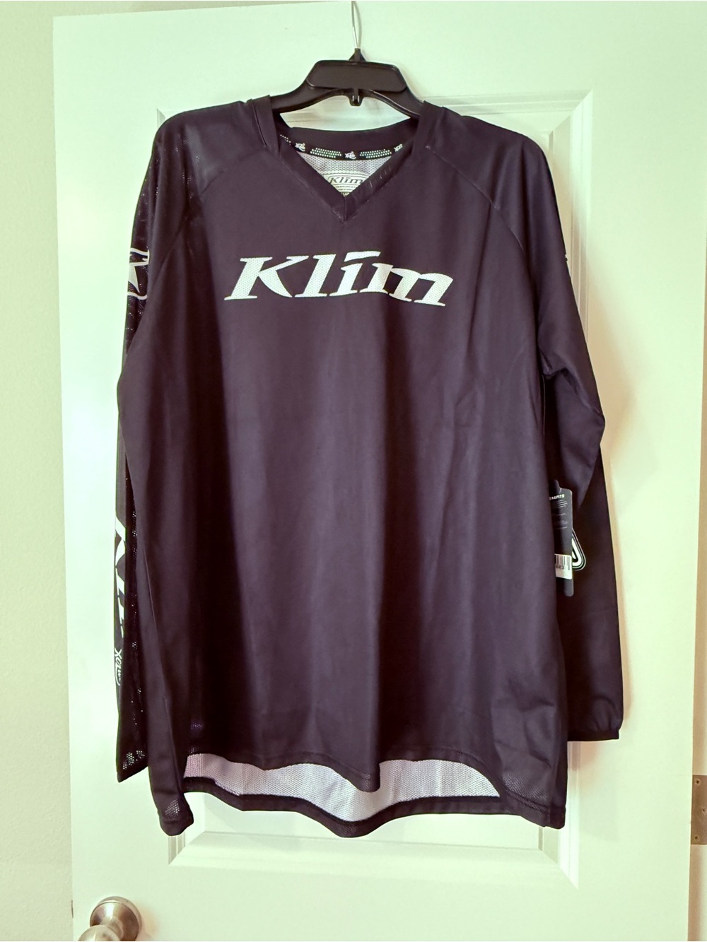Klim Women's Long Sleeve Black Jersey - Lightweight Performance Top